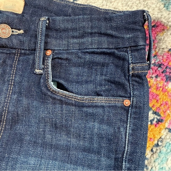 MOTHER The Looker Skinny Jeans In Clean Sweep Wash Size 27 - Picture 5 of 11